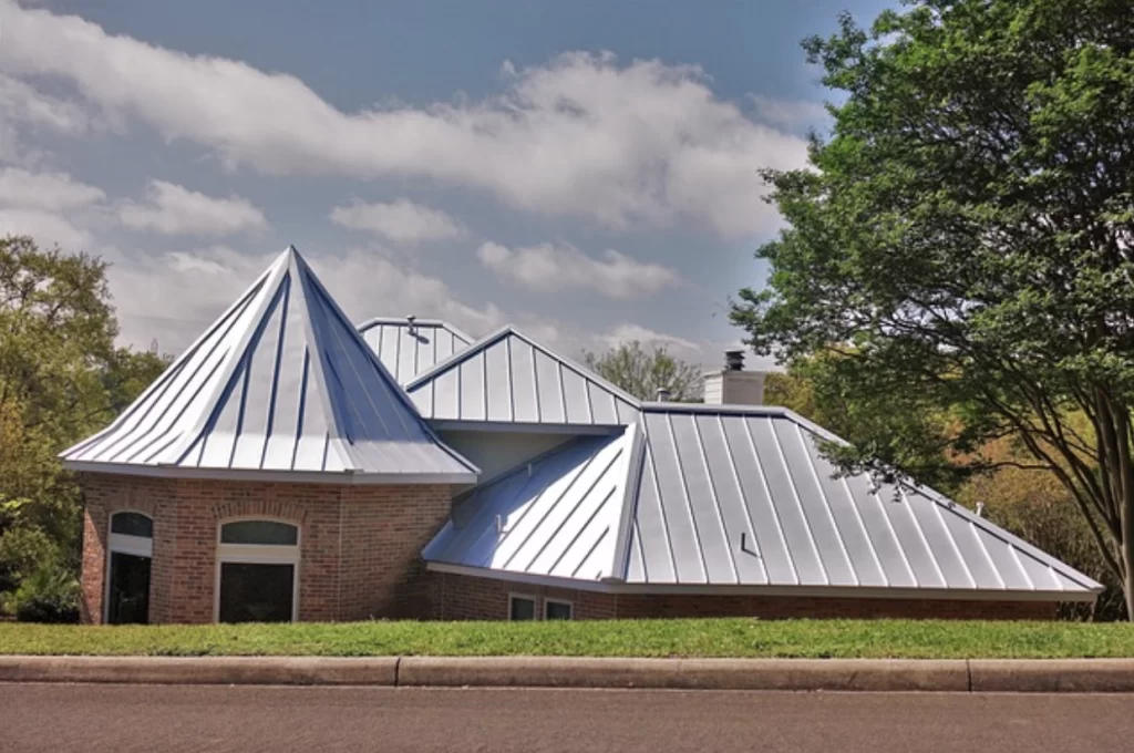 Metal Roofing Material On Florida Home