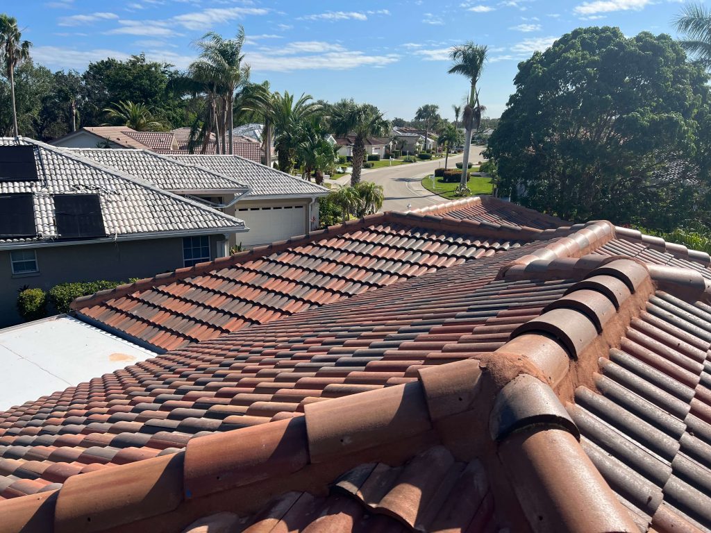 tile and clay roof on a house roofed by phoenix roofing of south west florida